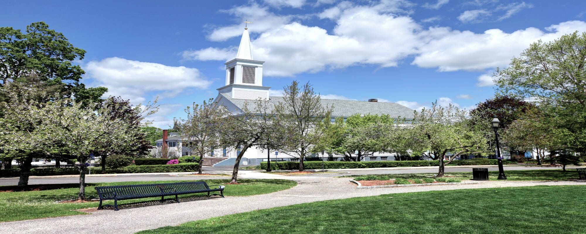 View of Stoneham, a short drive away from Pillars Health Group's mental health and addiction treatment center in Tewksbury, Massachusetts.