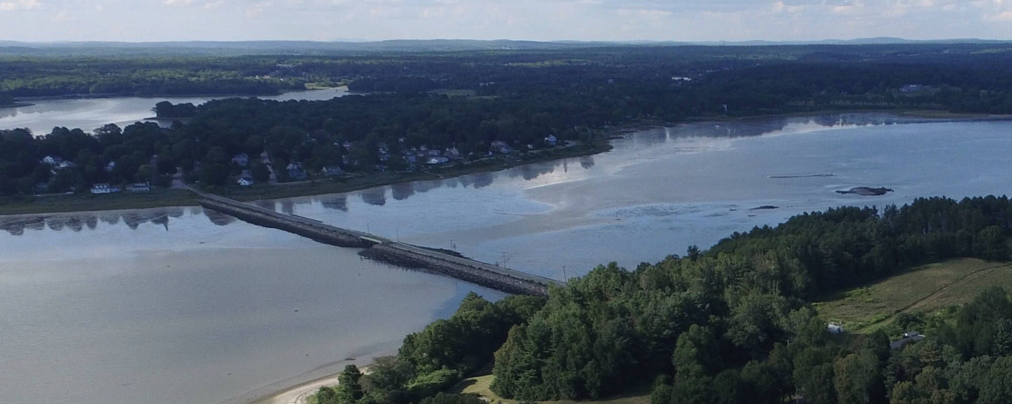 A picture of Falmouth, ME, a short drive away from the outpatient mental health facility: Pillars Health Group in South Portland.